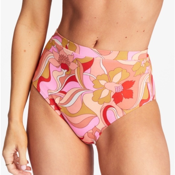 ☀️BILLABONG☀️ PRETTY GROOWY DOUBLE PRETTY GROOVY HI BIKINI SET - Picture 12 of 15